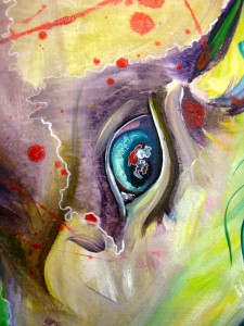 Horses eye art